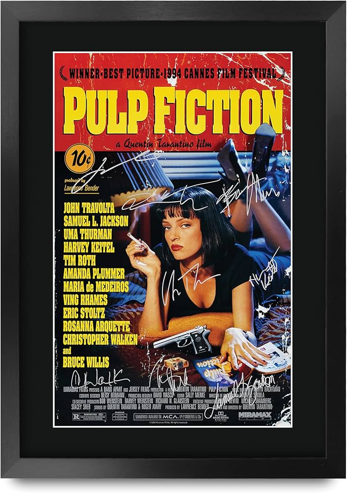 Amazon.com: HWC Trading Pulp Fiction Bruce Willis 16 x 12 inch