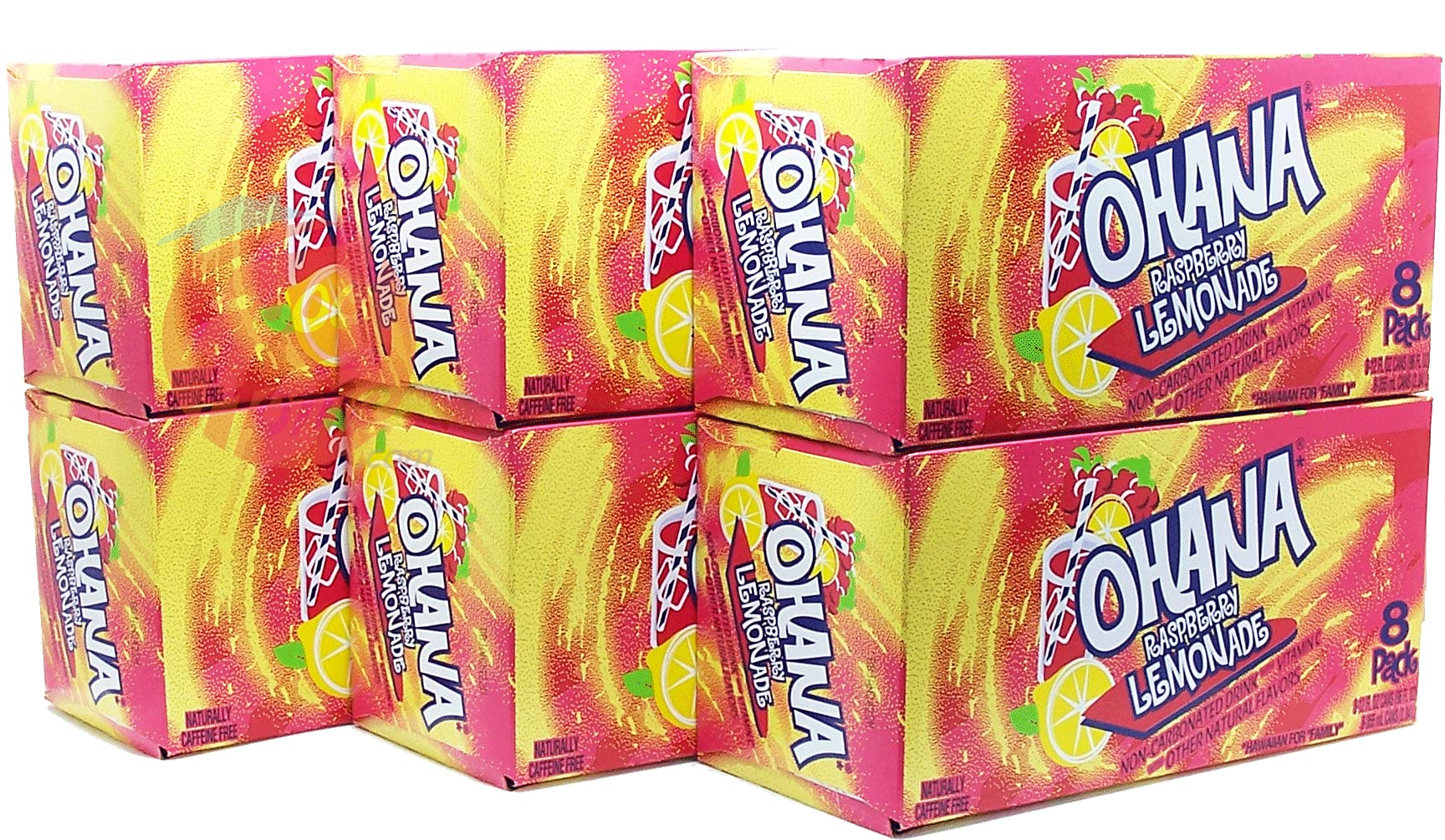 Amazon.com : Ohana! raspberry lemonade, non-carbonated, caffeine