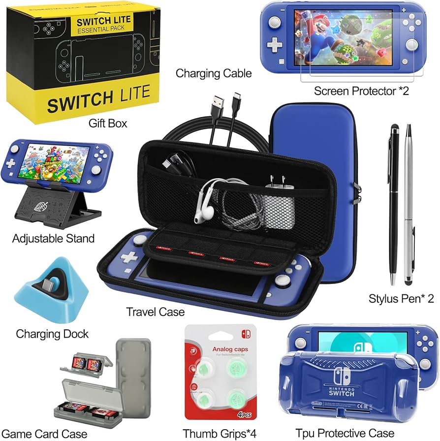 Amazon.com: Switch Lite Accessories Bundle, Kit with Carrying Case