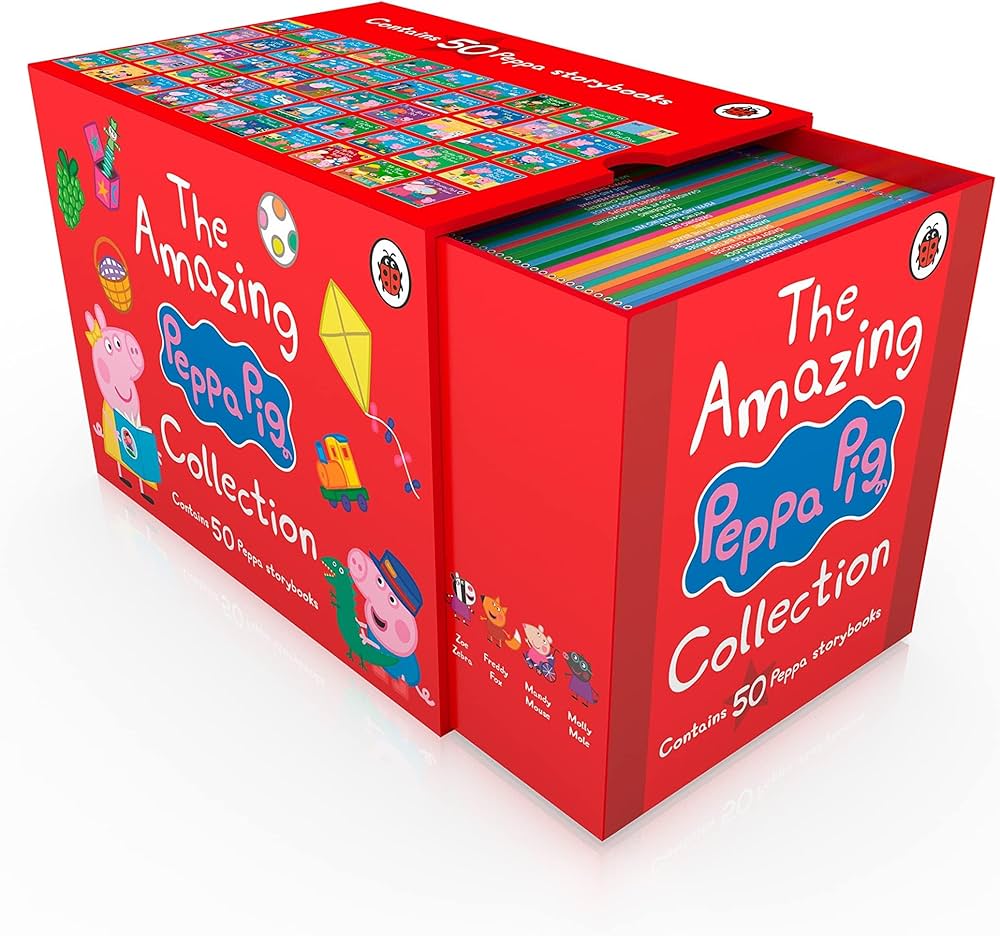 Amazon.com: Peppa Pig The Amazing Collection 1-50 Red Box