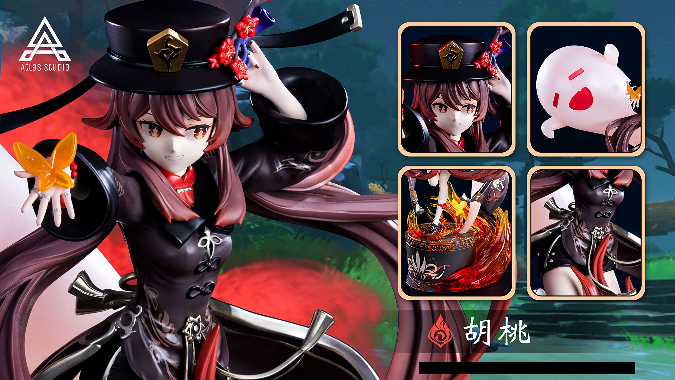 Amazon.co.jp: 胡桃 フータオ フィギュア 1/6スケール 塗装済み完成品