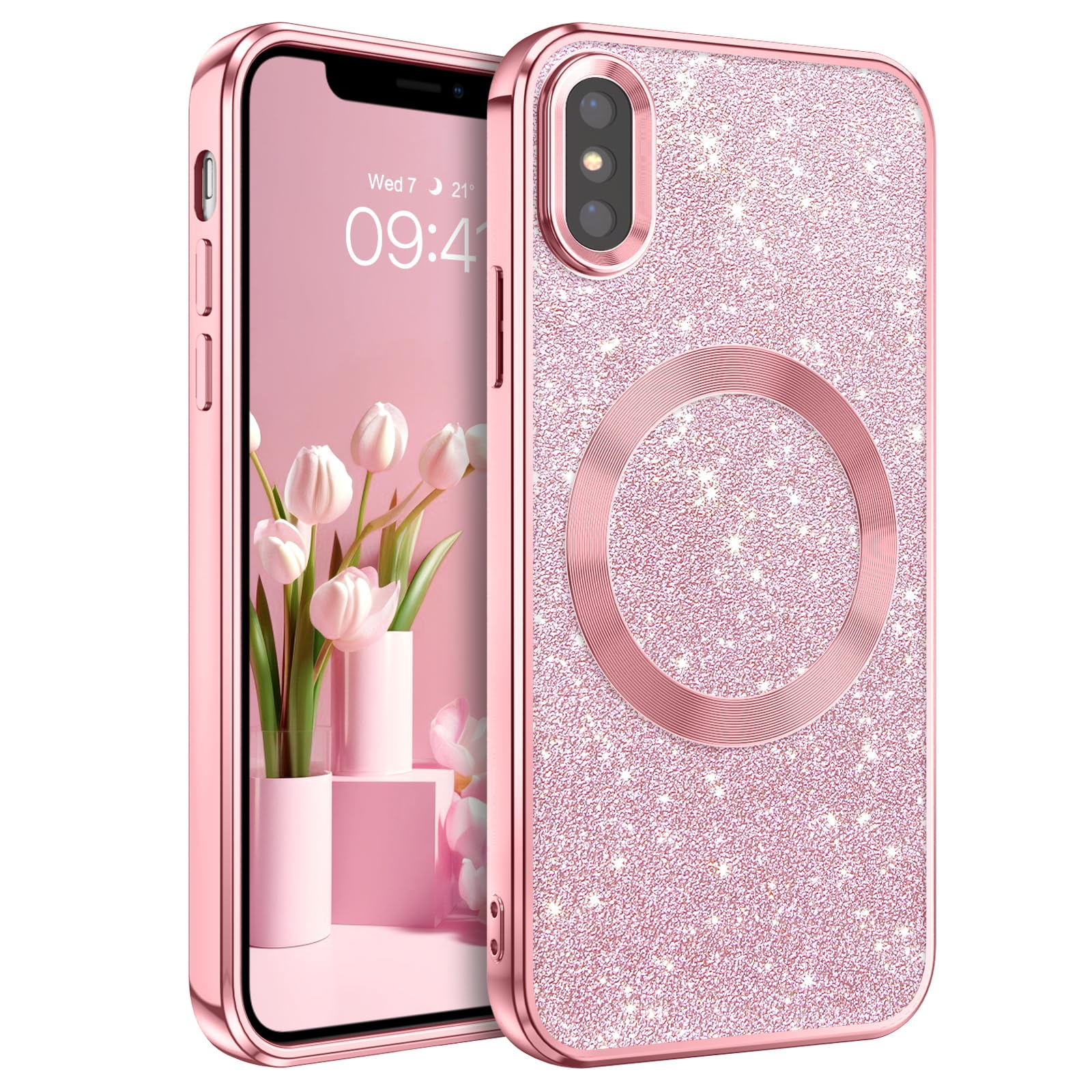 Amazon.com: DOMAVER Case for iPhone X and iPhone Xs Case with