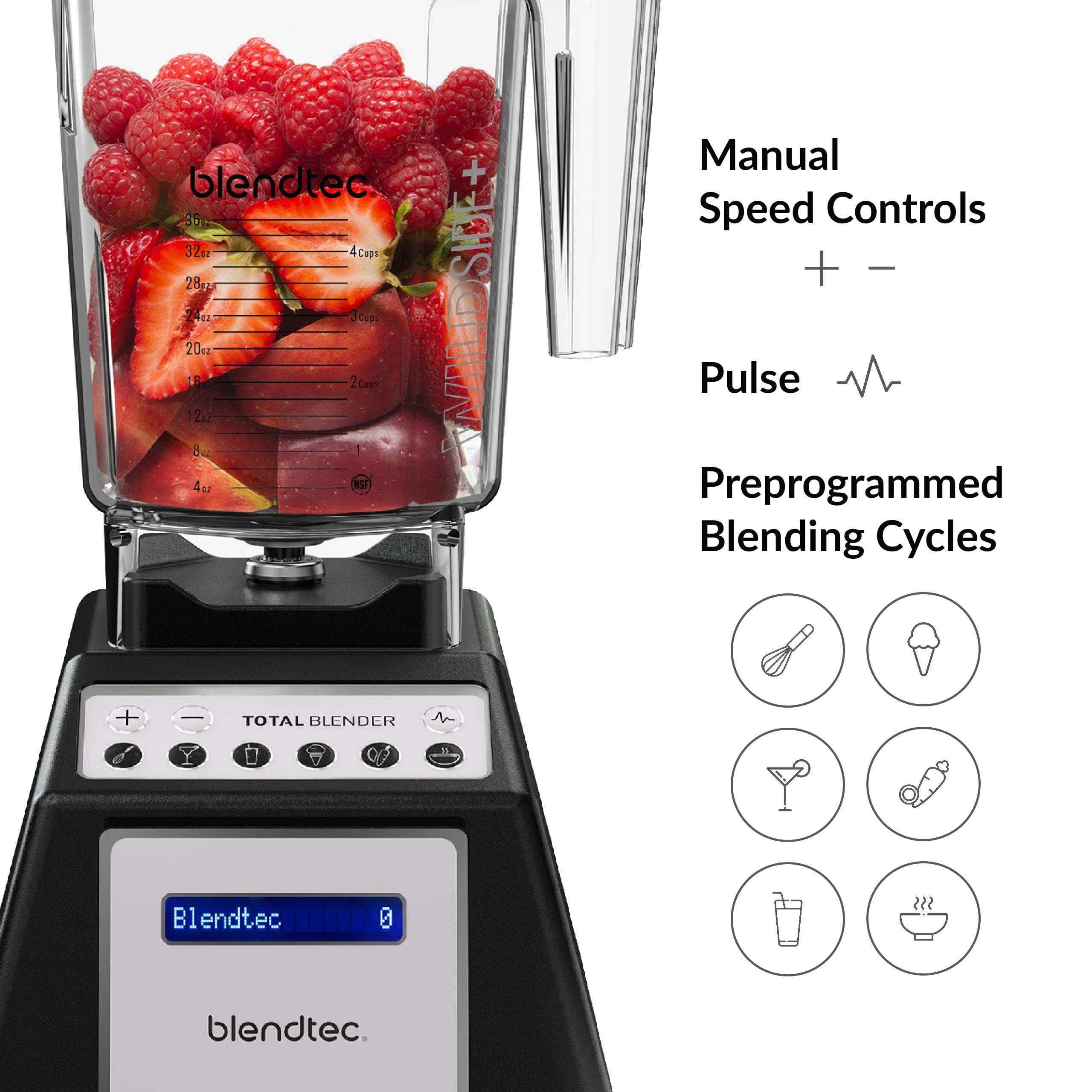 Amazon.com: Blendtec Total Classic Original Blender, 90 oz