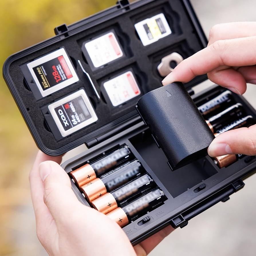 Amazon.co.jp: JJC カメラバッテリー メモリーカード収納ケース SD