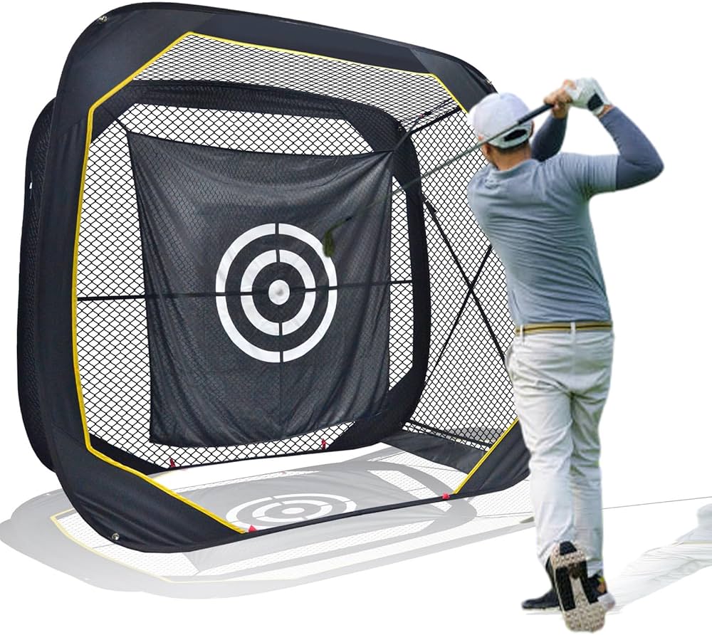 Amazon | ゴルフネット 折りたたみ 室内屋外 練習用 ：ポップアップ