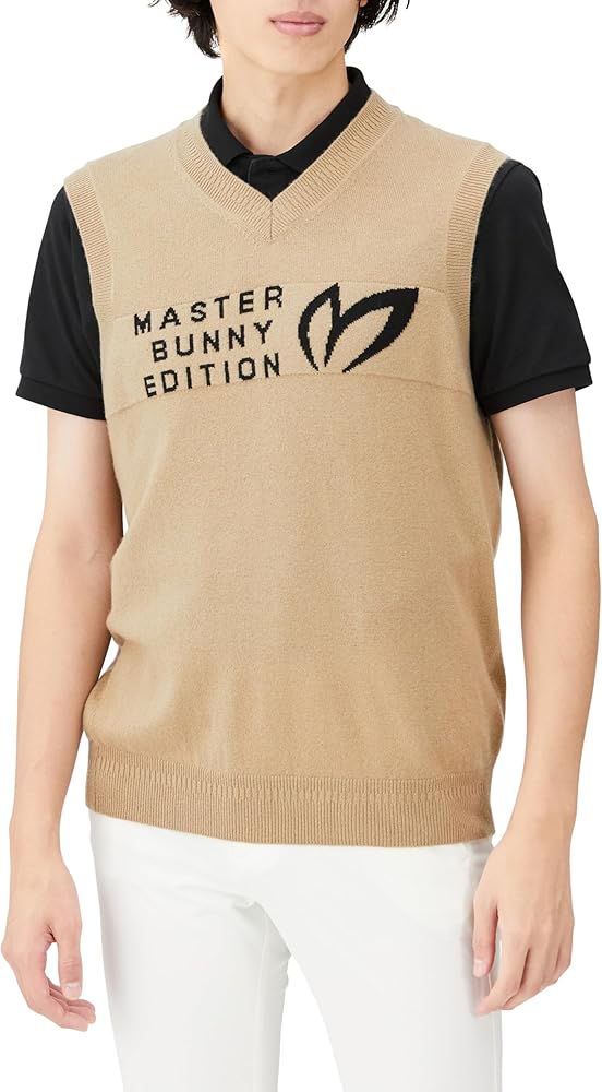 Amazon | [マスターバニー] メンズ Vネックニットベスト (カシミヤ
