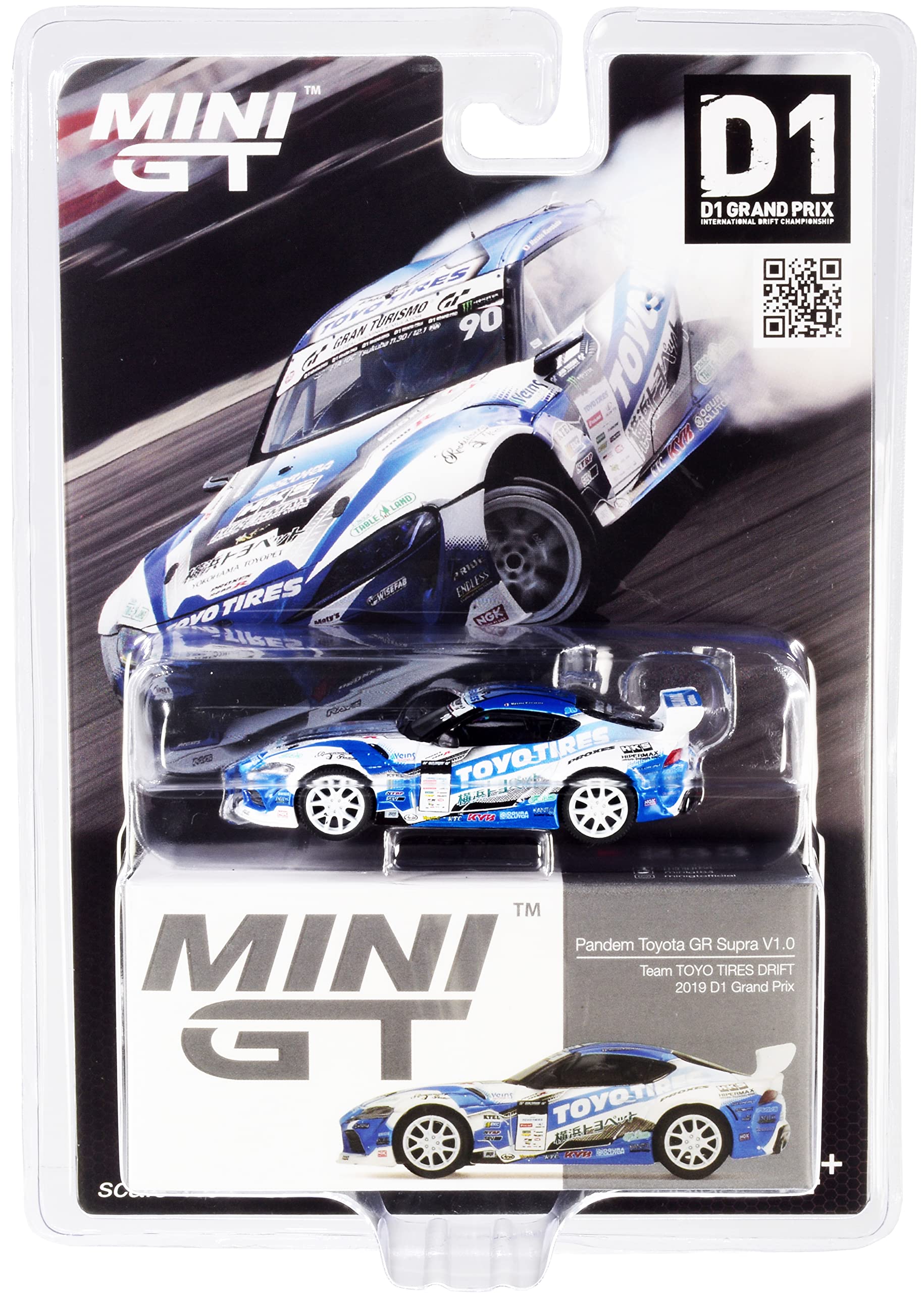 Amazon | MINI GT 1/64 パンデム GR スープラ V1.0 Team TOYO TIRES