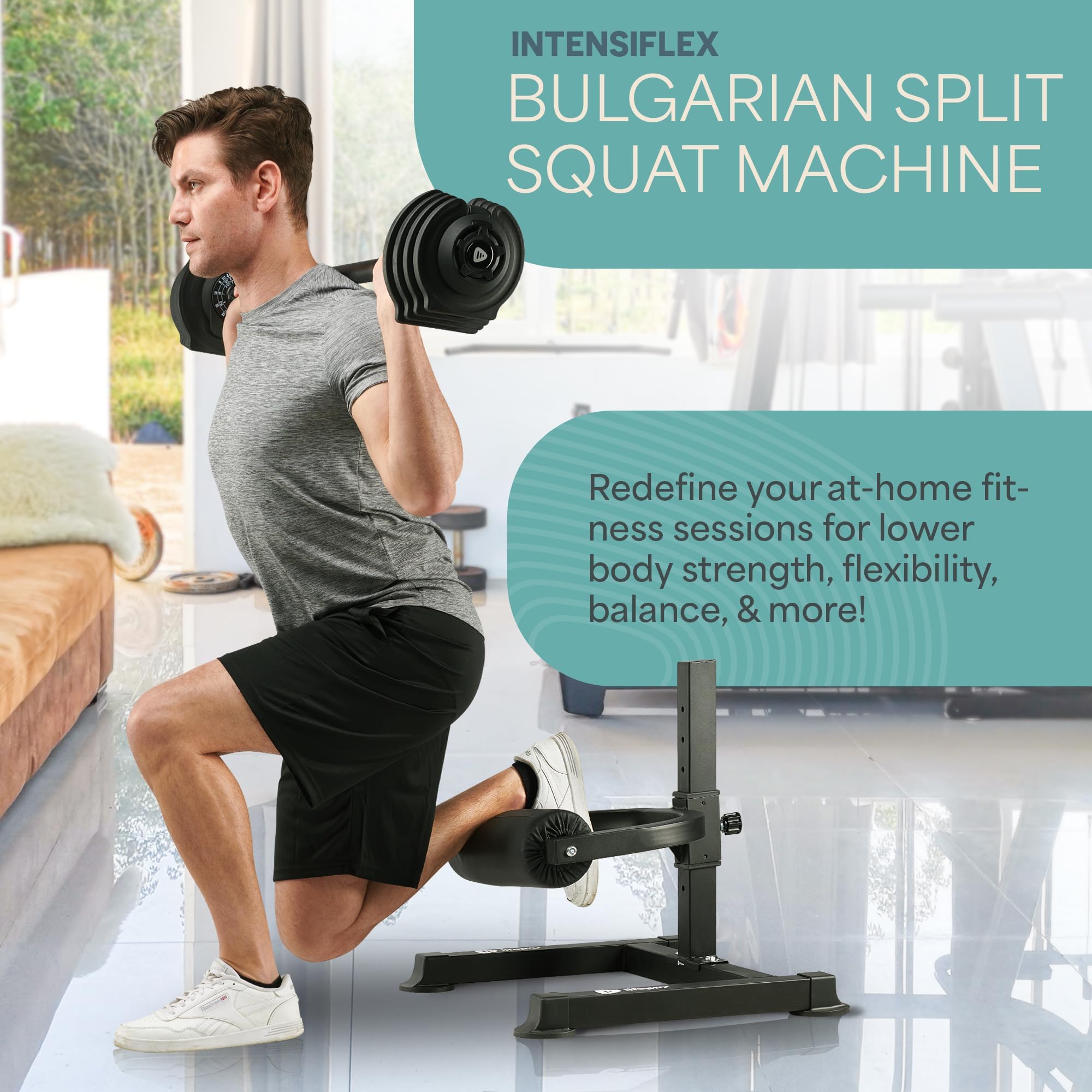 Amazon | Lifepro ブルガリアスプリットスクワットスタンドマックス