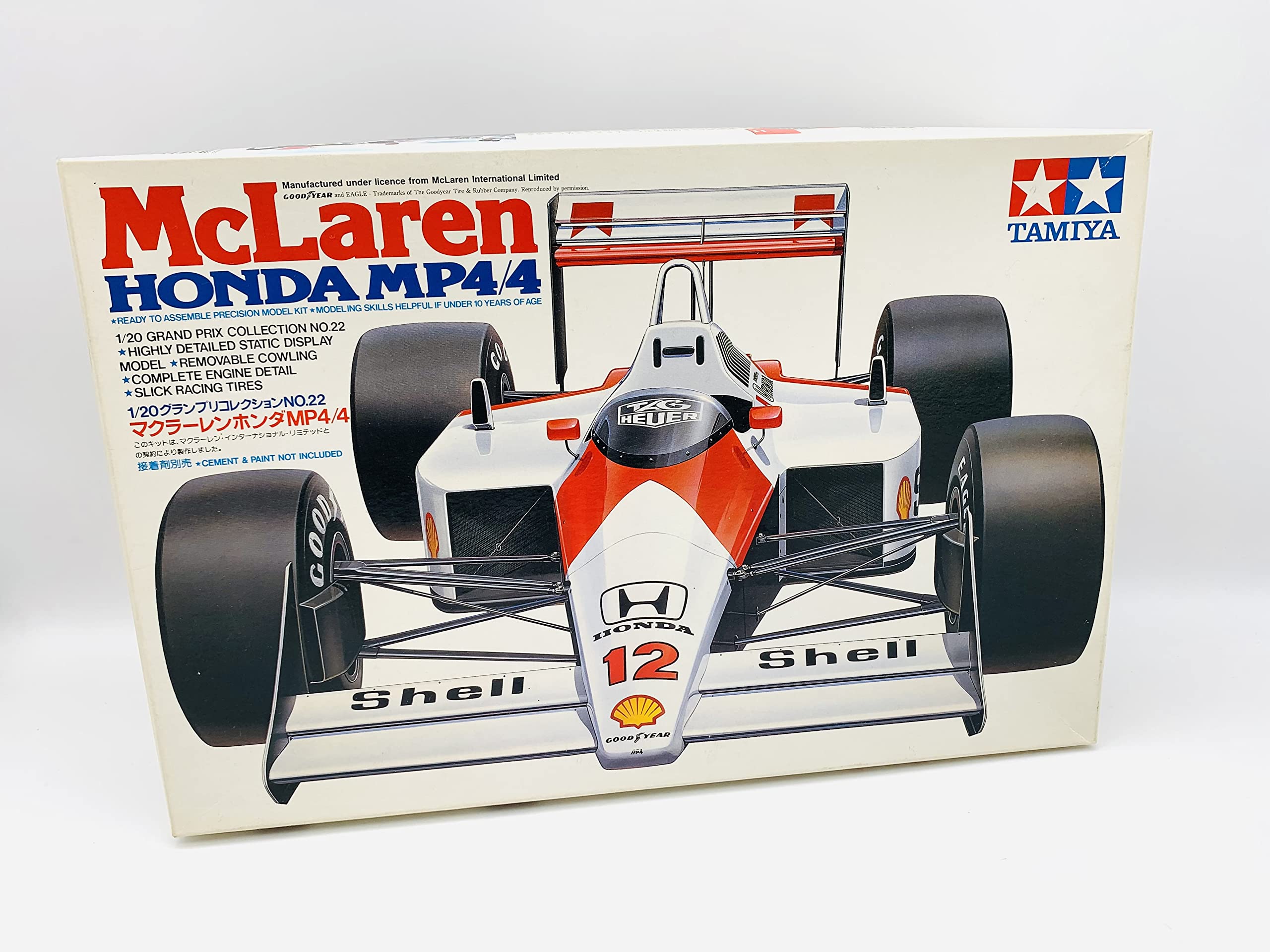 Amazon.com: McLaren Honda MP4/4  1/20 Grand Prix Collection No