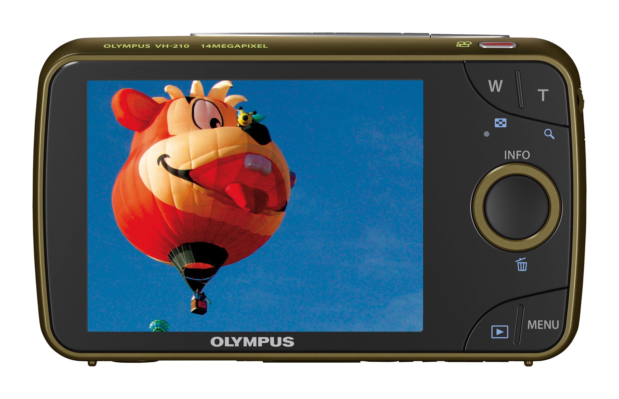 Amazon | OLYMPUS デジタルカメラ VH-210 グリーン 1400万画素 光学5倍