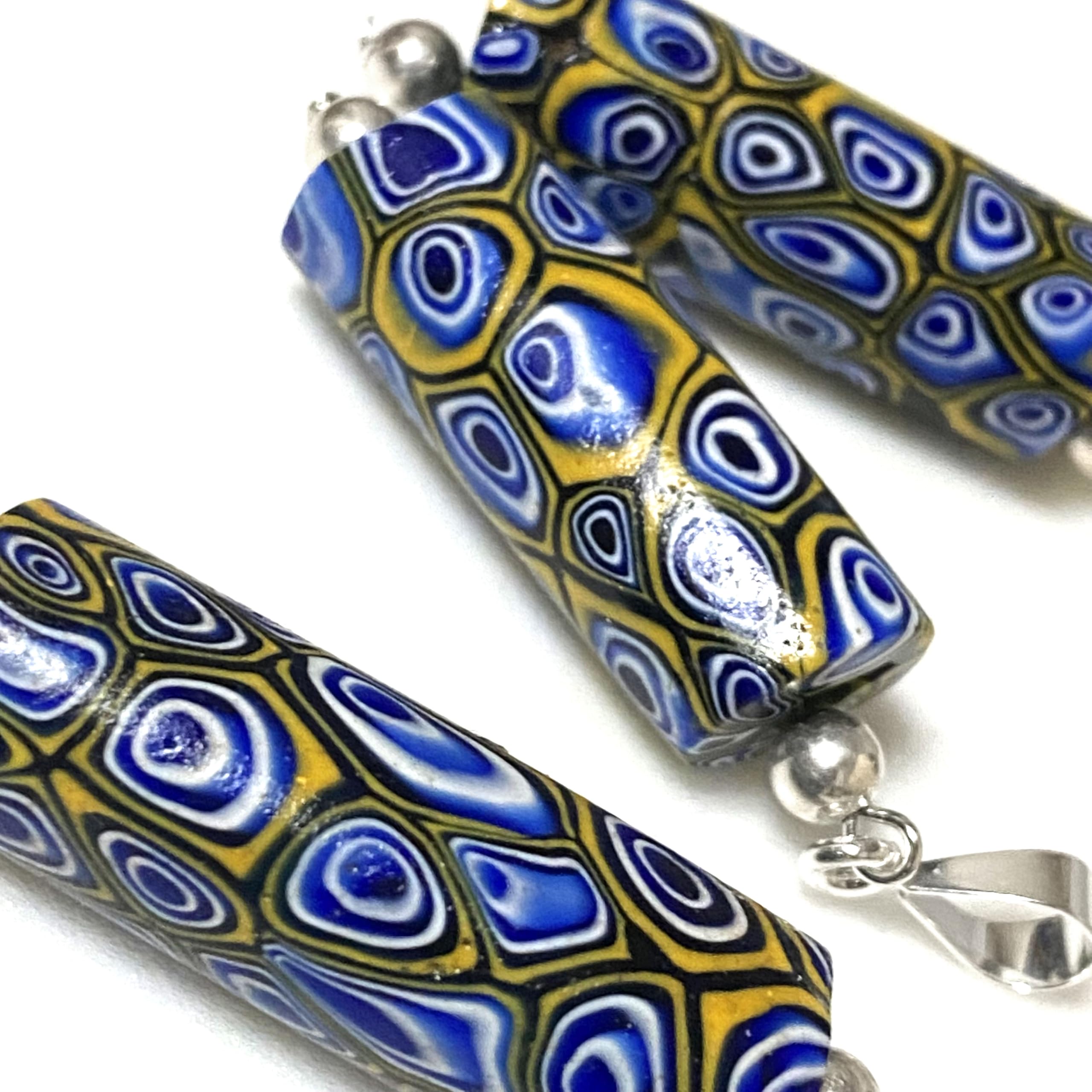 Amazon.co.jp: ヴェネチア とんぼ玉 アンティークビーズ SILVER925