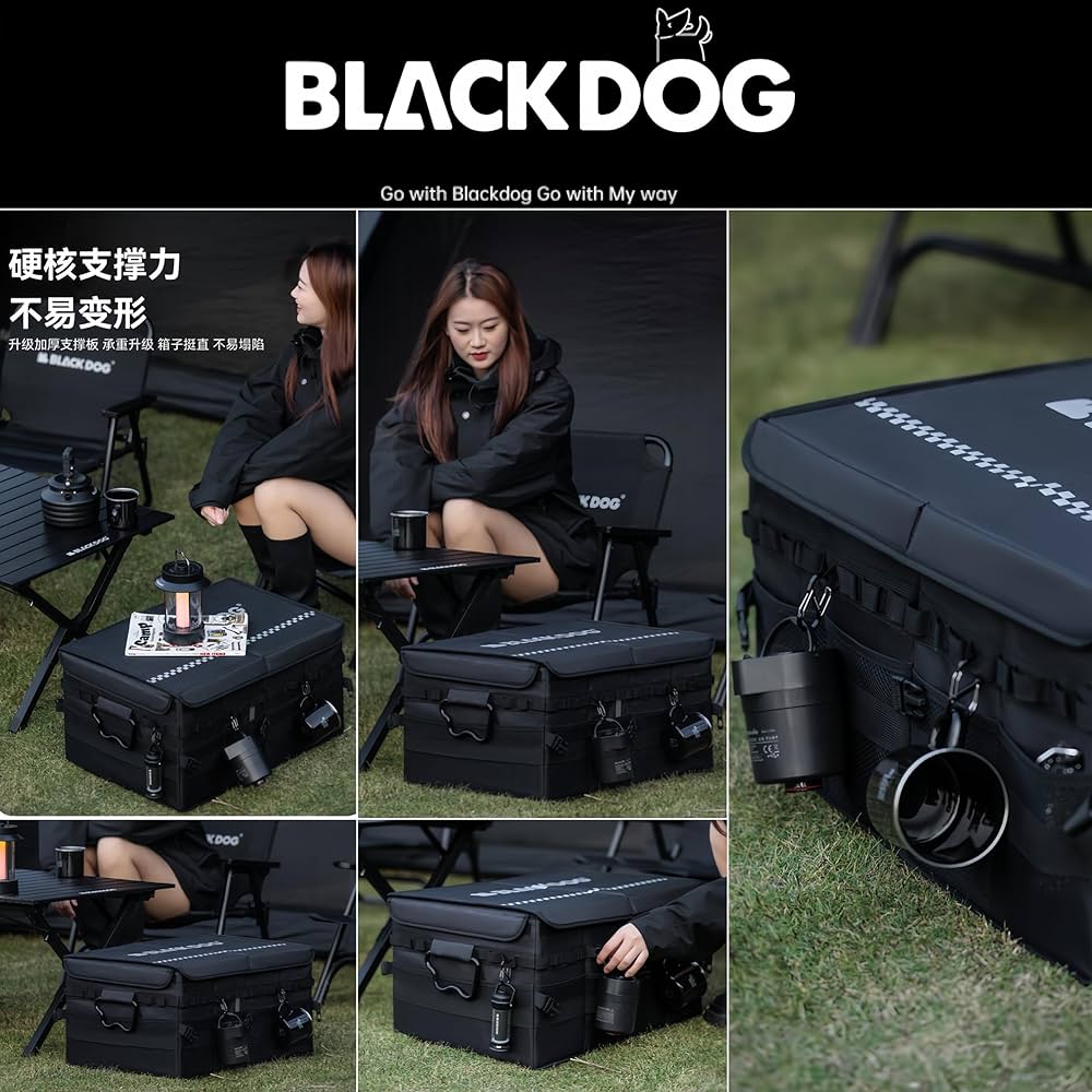Amazon｜Blackdog キャンプキャンプ 収納ボックス 60L 大容量 ソフト