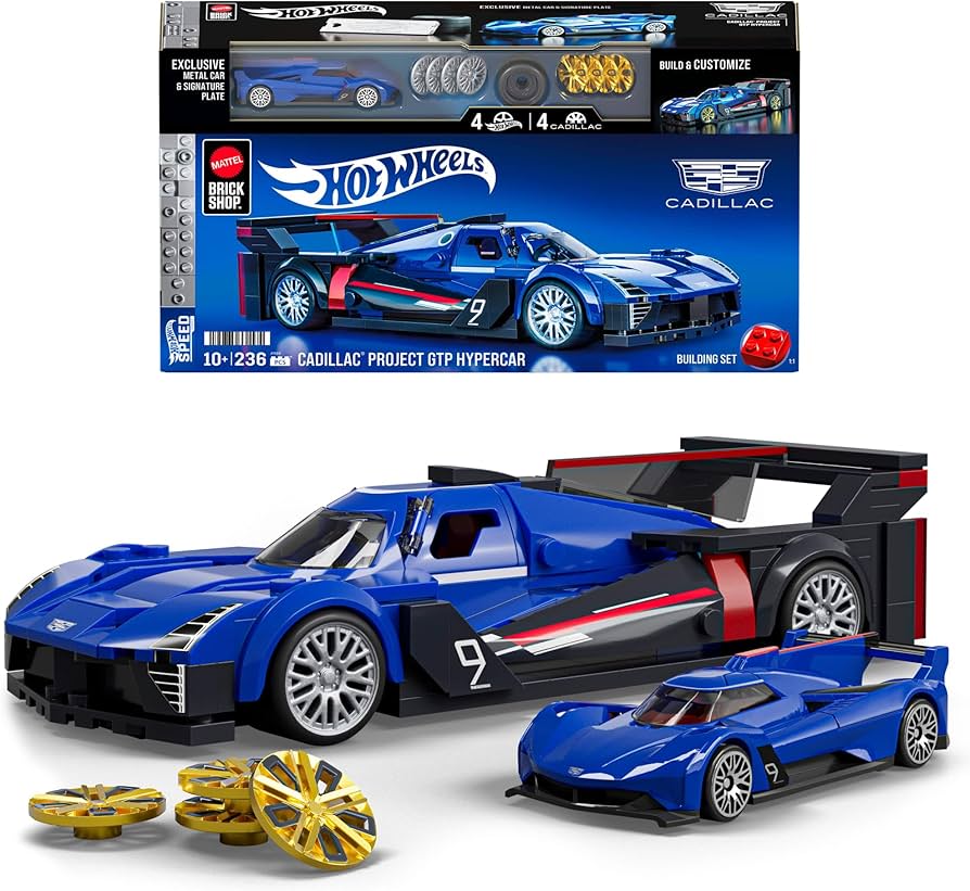 Amazon.com: Mattel Brick Shop Hot Wheels Speed Series Building Set