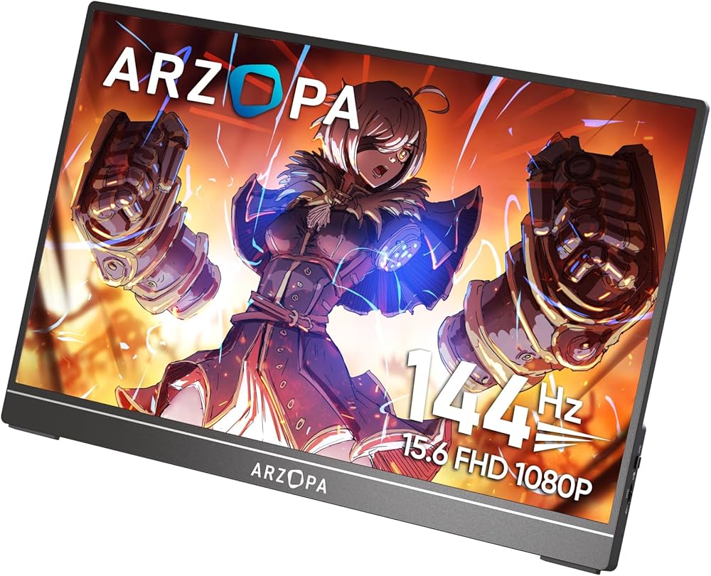 Amazon.co.jp: モバイルモニター 144Hz ARZOPA 15.6インチ 1ms