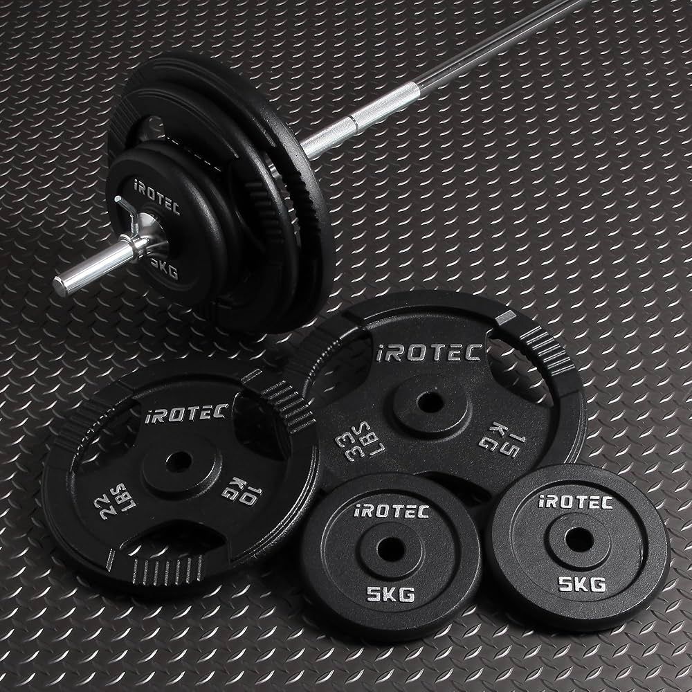 Amazon | IROTEC（アイロテック）アイアンバーベル80KGセット