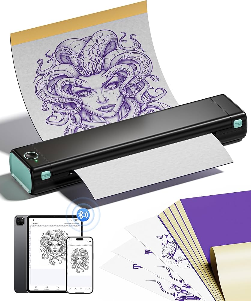 Amazon.com: Itari M08F Wireless Tattoo Stencil-Printer - Tattoo