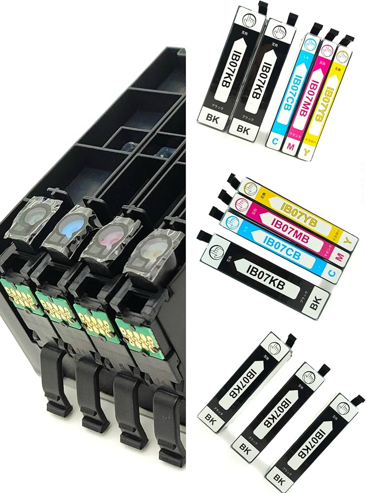 Amazon.co.jp: IB07KB 3本セット EPSON用 エプソン 互換インク 大容量