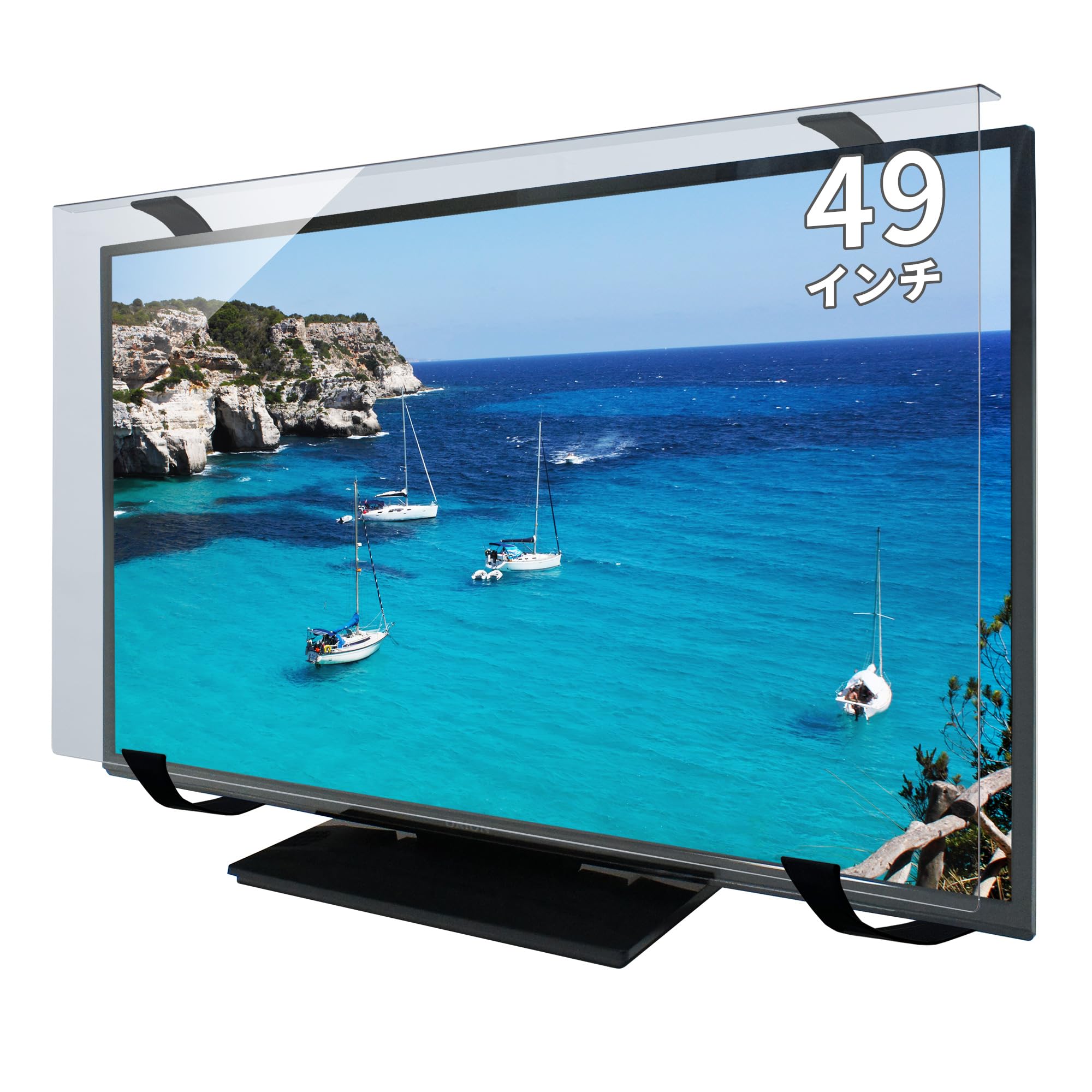 LGLED4kカラーテレビ49型&液晶保護カバー LGLED4kカラーテレビ49型