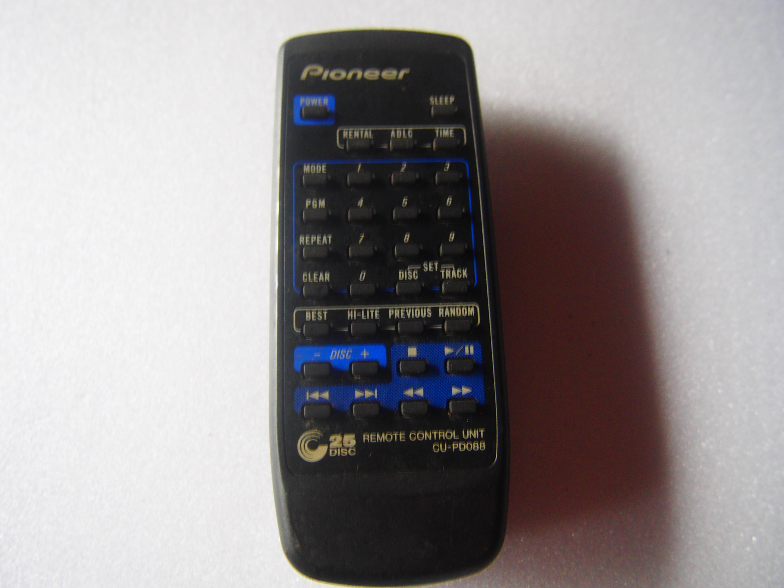 Amazon | Pioneer CDチェンジャー PD-F25A用リモコン CU-PD088