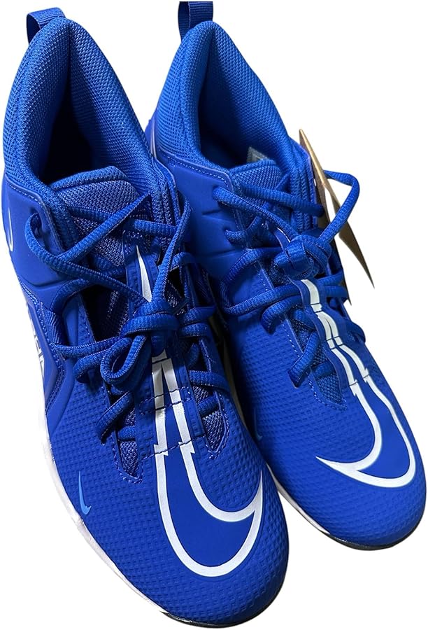 NIKE alpha manace shark アメフト スパイク ネイビー 白 NIKE alpha