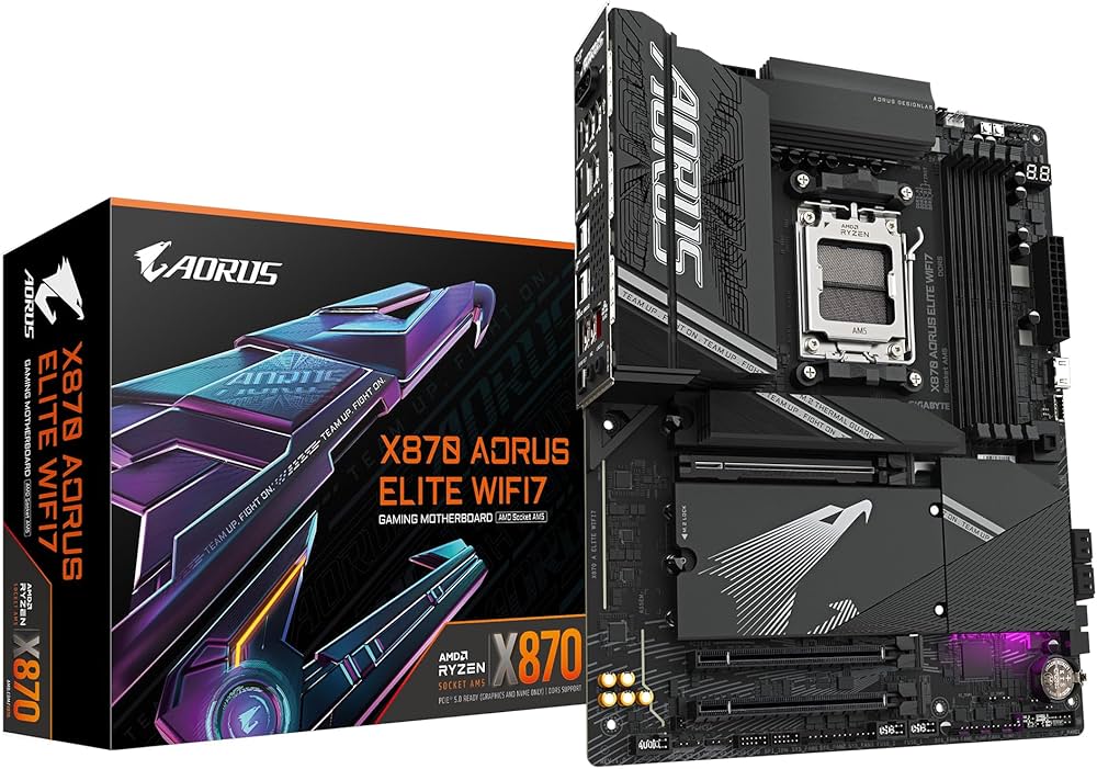 Amazon | GIGABYTE X870 AORUS ELITE WIFI7 マザーボード - AMD Ryzen