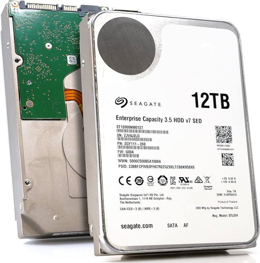 Amazon.com: Seagate Exos x12 12TB SATA 6Gb/s 256MB Cache