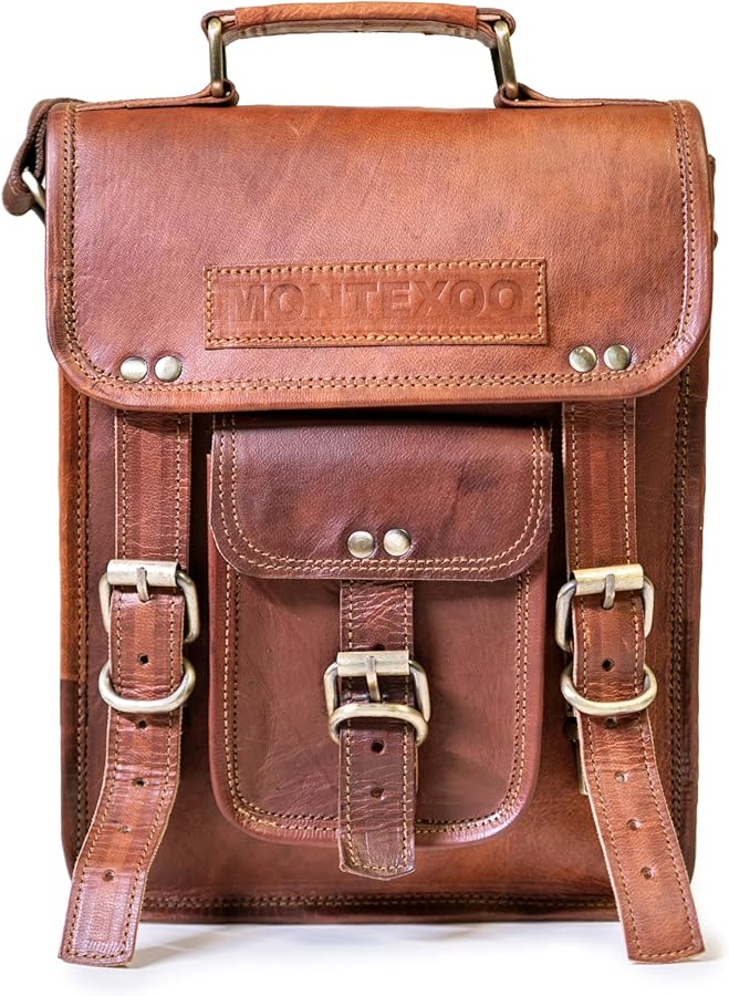 Amazon.com: MONTEXOO Leather Crossbody Bag for Men Women - Leather