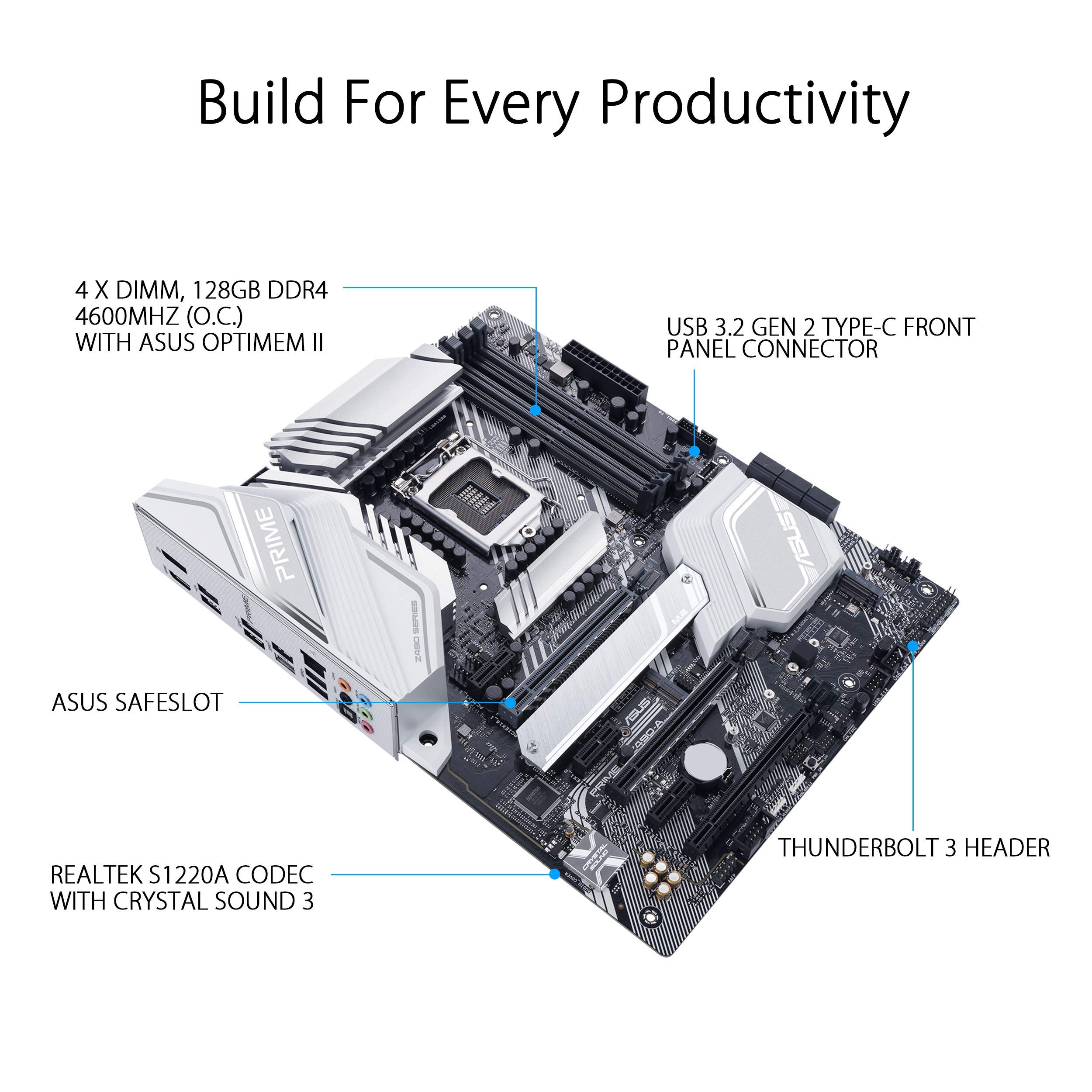 Amazon | ASUS Prime Z490-A LGA 1200 (Intel® 第10世代) ATX