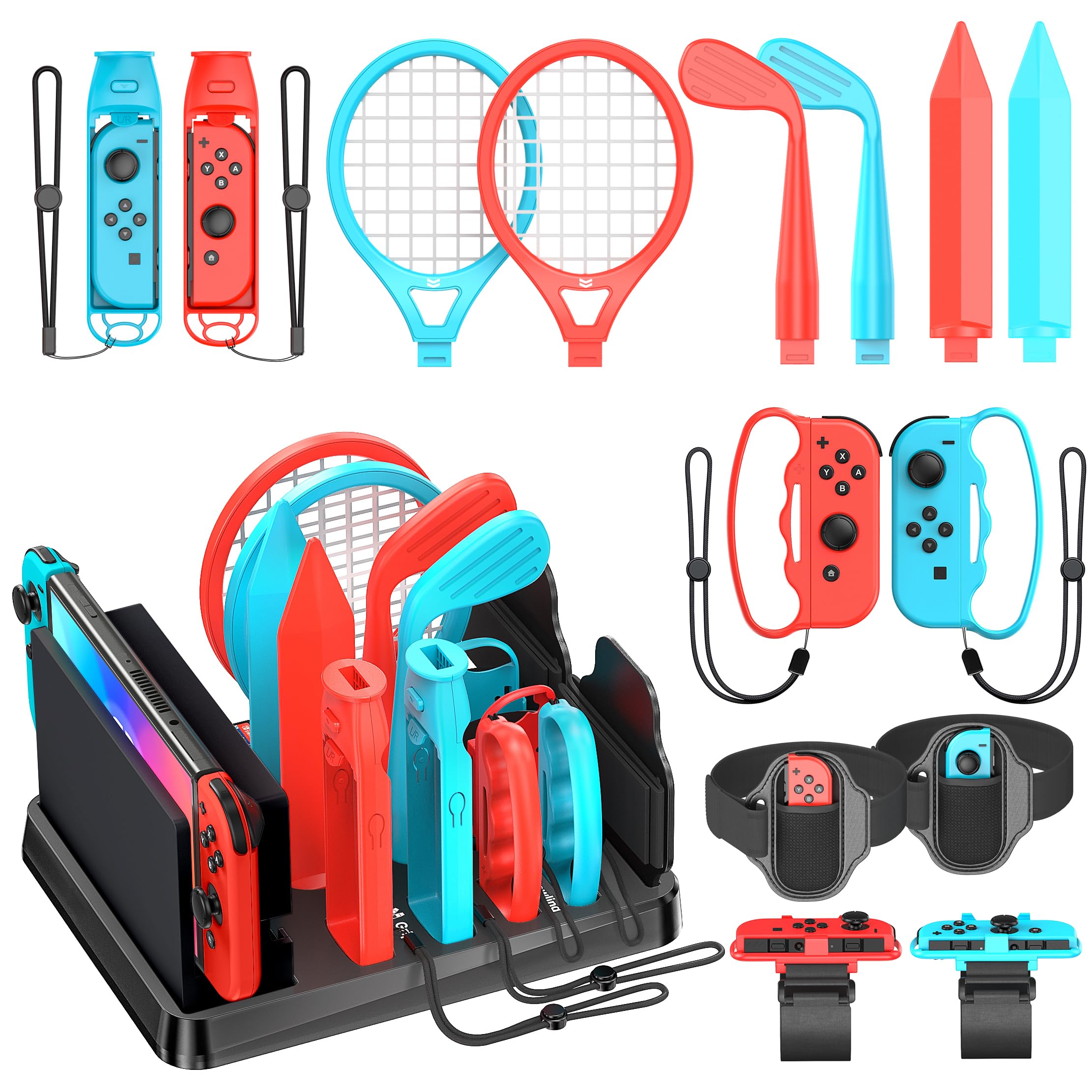 Amazon.co.jp: 15 in 1セット Switch Sports用アクセサリー Switch