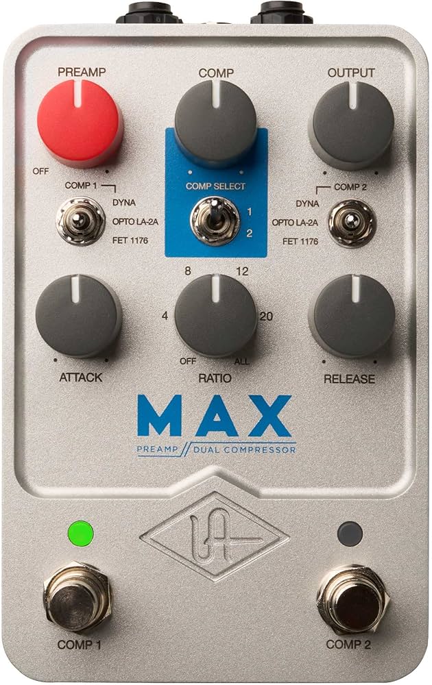 Amazon | UNIVERSAL AUDIO UAFX MAX Preamp & Dual Compressor UAFX