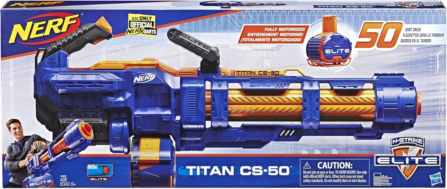 Nerf - Brandclub - Nerf Elite Titan CS-50 Toy Blaster - Fully