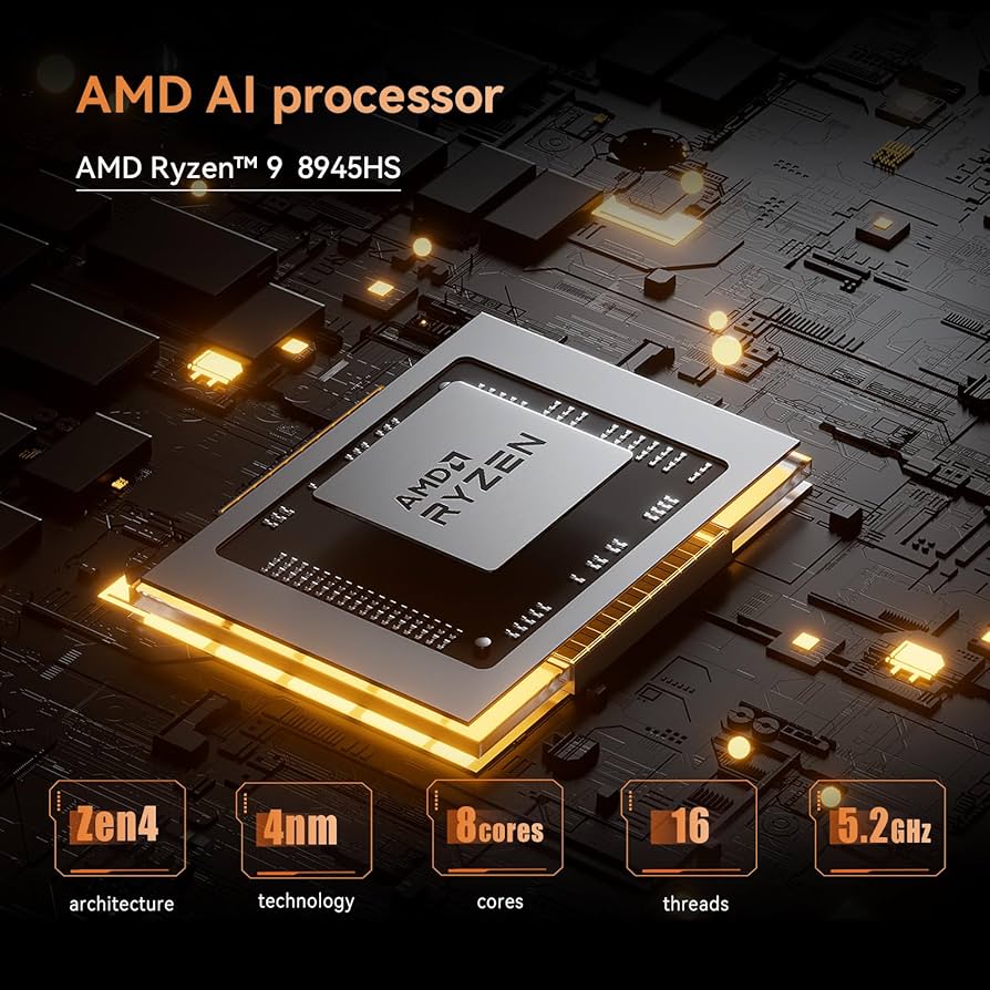 Amazon.com: MINISFORUM UM890 Pro Mini PC Ryzen 9 8945HS (up to 5.2