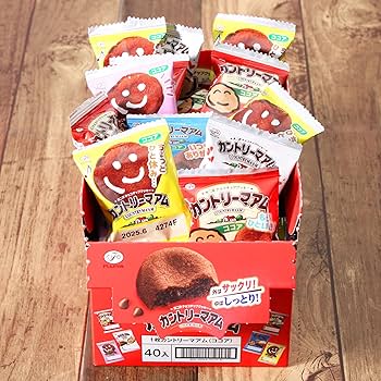 Amazon.co.jp: 不二家 カントリーマアム（ココア） 40枚 : 食品・飲料