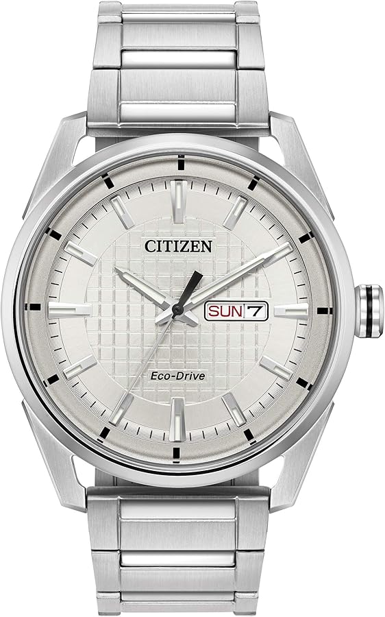 Amazon.com: Citizen Men's Eco-Drive Weekender Watch in Stainless