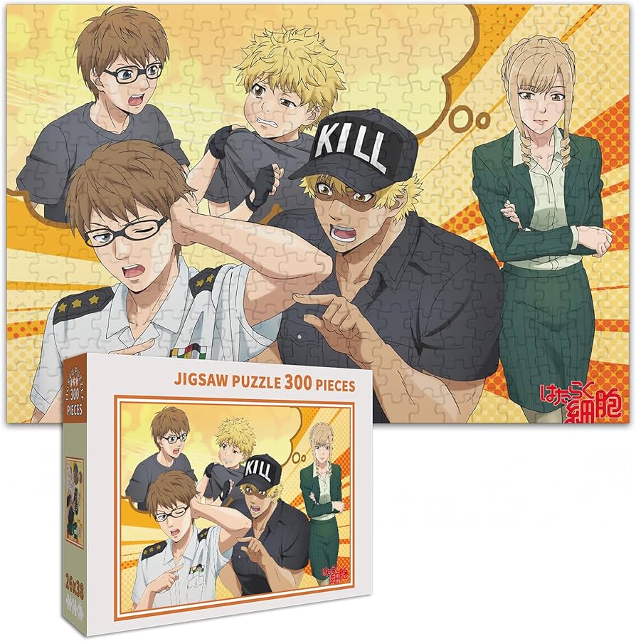 Amazon.co.jp: はたらく細胞 ジグソーパズル 300 PCS Gzxb22-ヘルパーT