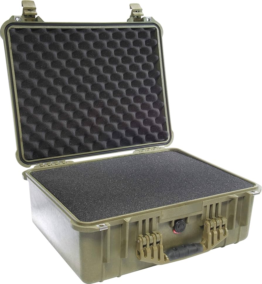 Amazon.com: Pelican 1550 Case with Foam (OD Green) : Sports & Outdoors