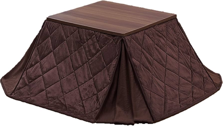 Amazon | 滝口木材 折れ脚こたつ 2点セット リバーシブル天板 DT-68