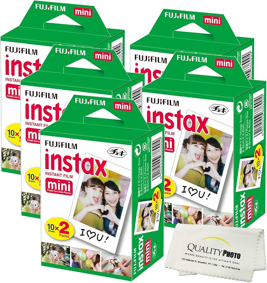 Amazon.com : Fujifilm INSTAX Mini Instant Film (White) For