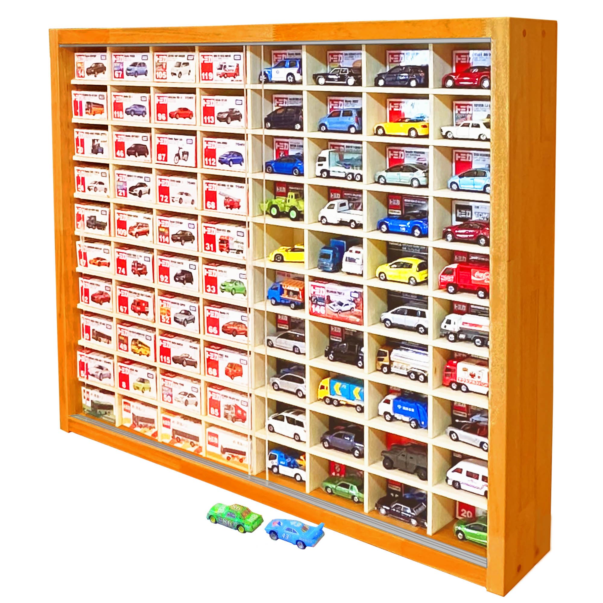 Amazon | キュートジャパン ミニカーケース 160台収納 アクリル