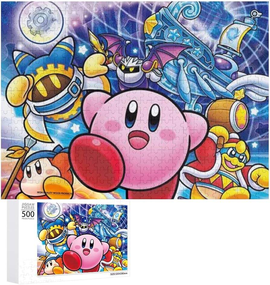 Amazon.co.jp: 星のカービィ ジグソーパズル 300/500/1000ピース 木製