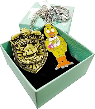 Amazon.co.jp: FNAF セキュリティバッジ メタルピン ペンダント
