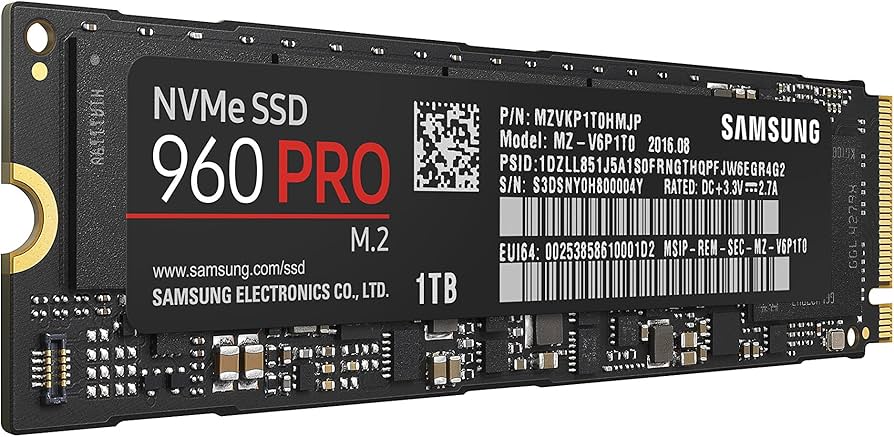 Amazon.com: Samsung 960 PRO 1TB SSD PCIe NVMe M.2 Internal SSD (MZ
