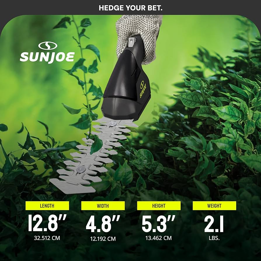 Amazon.com : Sun Joe HJ604C 7.2-Volt Cordless Grass Shears and