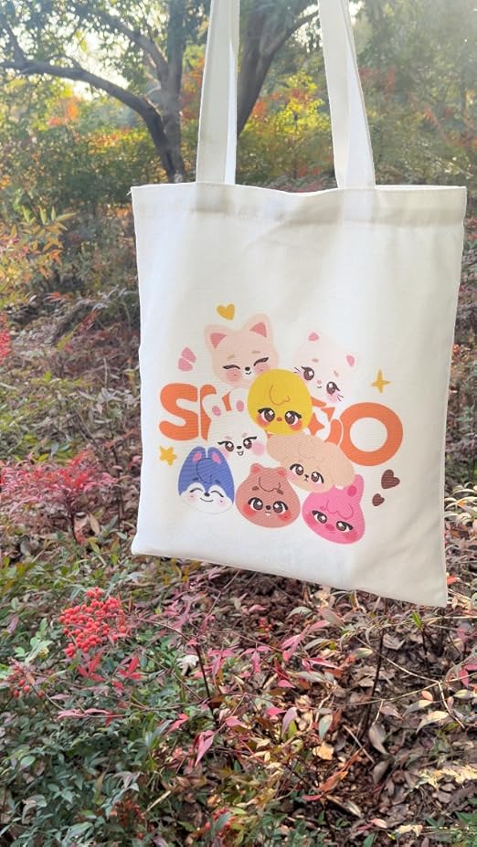 Amazon.com: Yanmzmin Stray Canvas Tote Bag Skz Canvas Shoulder Bag