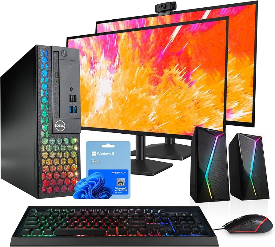 Amazon.com: Dell Optiplex Computer PC w/RGB Lighting | Windows 11