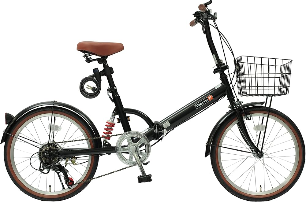 Amazon | 折りたたみ自転車 20インチ リアサスペンション ツートン