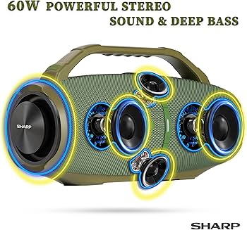 Amazon.com: Sharp GX-BT490 Bluetooth Speaker with DSP Technology