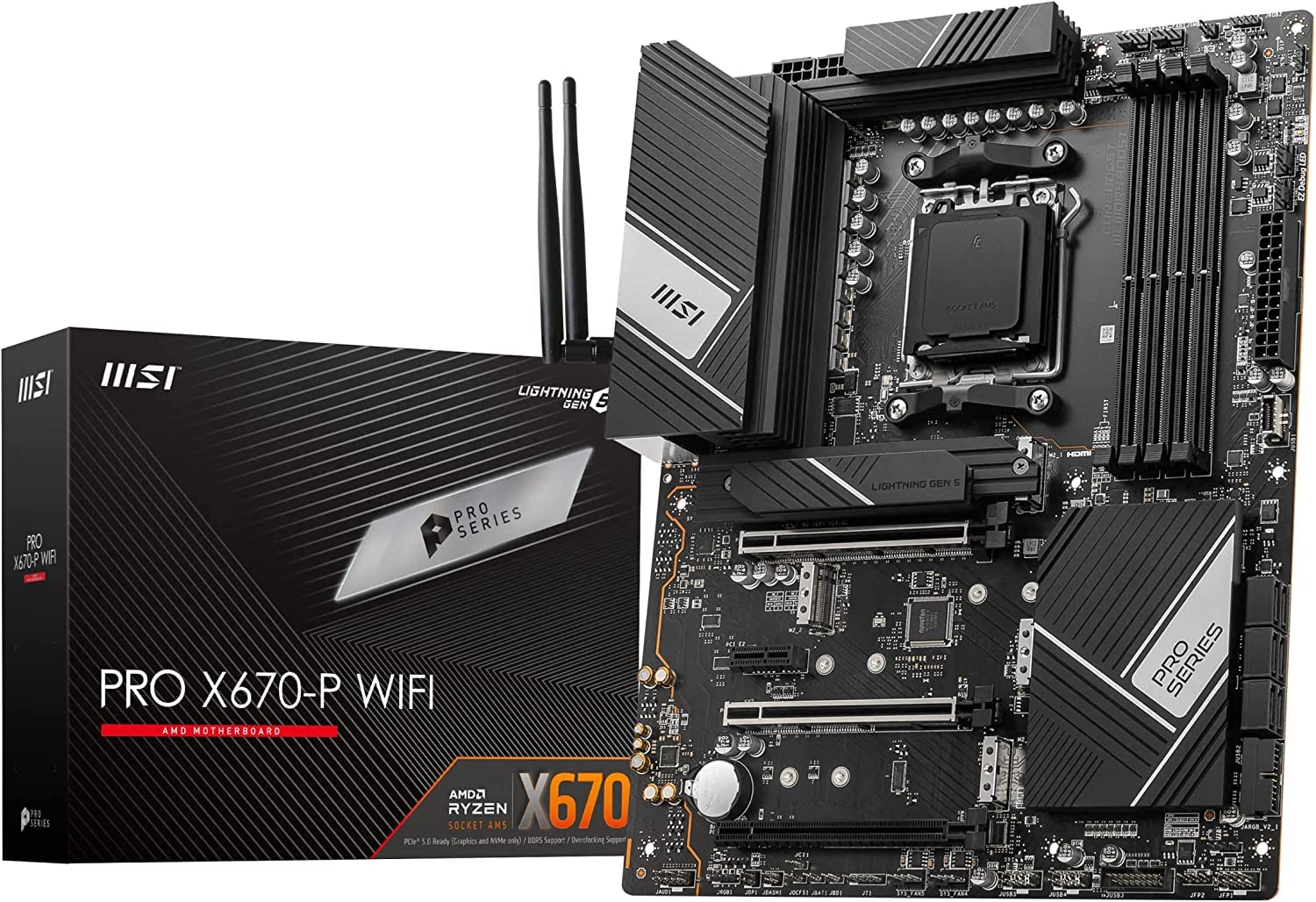 Amazon | MSI マザーボード PRO X670-P WIFI AMD Ryzen 7000 シリーズ