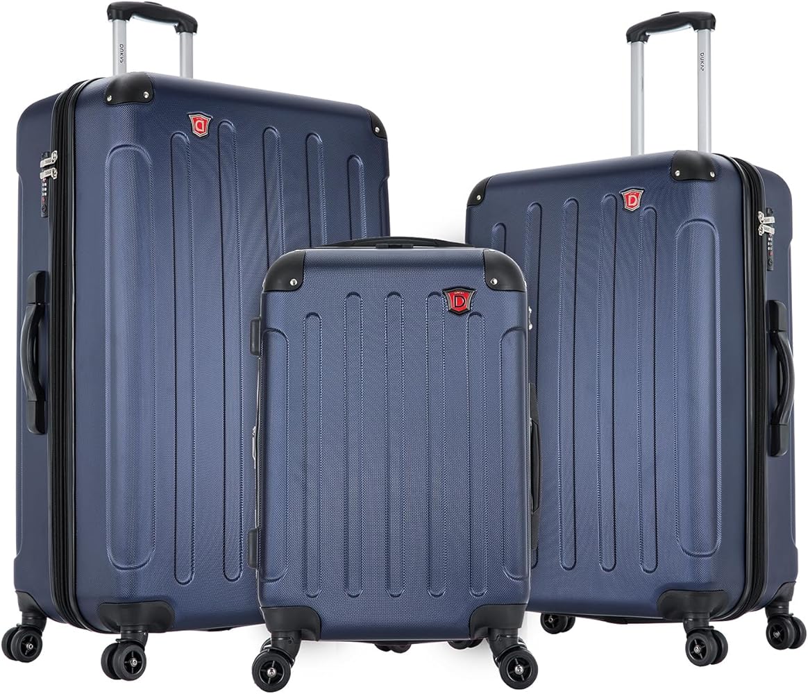 Amazon.com | DUKAP INTELY Hardside Luggage Set with Spinner Wheel