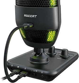 Amazon.co.jp: ROCCAT コンデンサーマイク Torch USB ゲーミングマイク